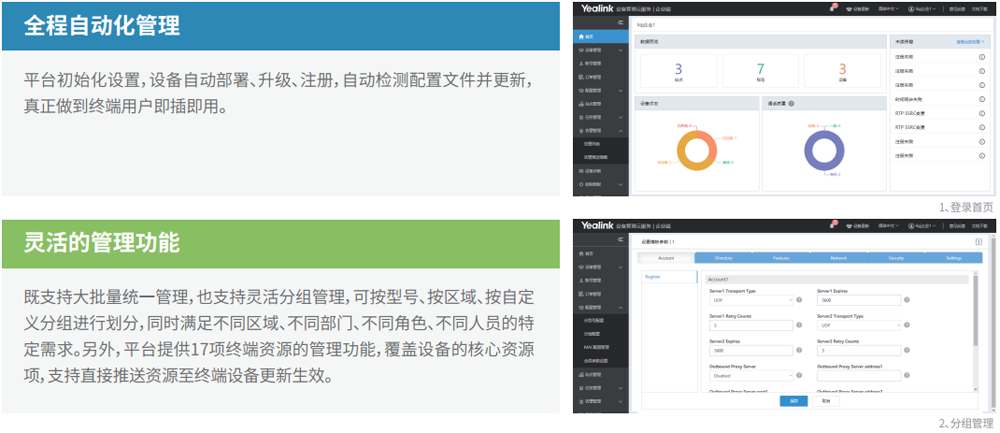 亿联设备管理平台功能大全